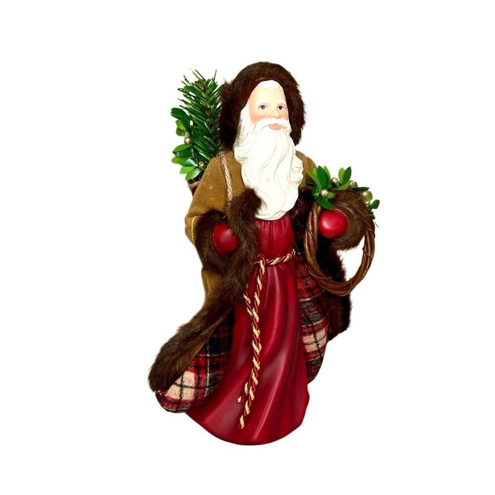 NIB Hallmark Keepsake Father Christmas Santa Table Decor Figurine Joanne Eschric